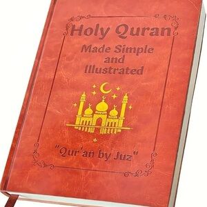 Holy Quran Made Simple and Illustrated - Red Cover